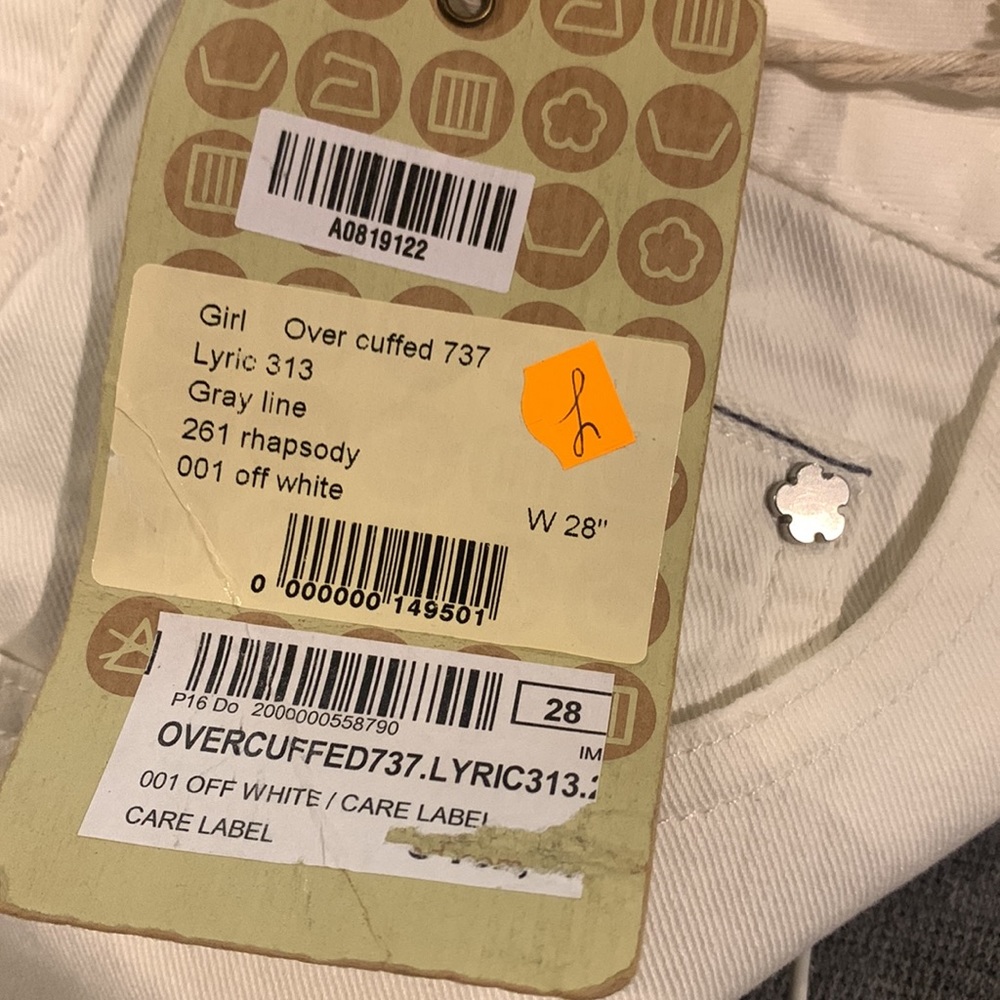 Care Label Luxury White Denim Size 28 - Picture 6 of 8